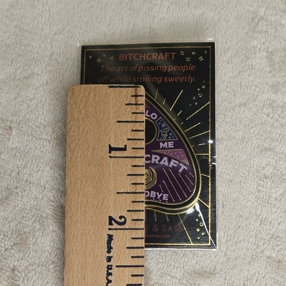 Bitchcraft Pin - Hello, Try Me, Goodbye